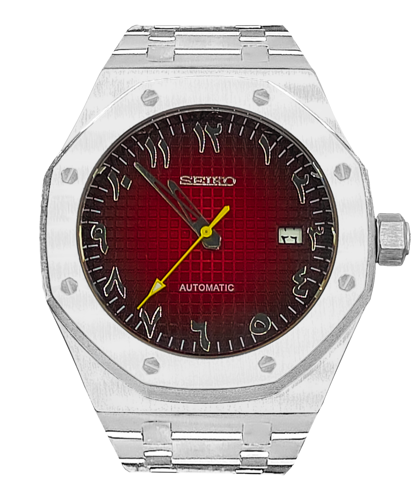 Royal Oak Arabic - MOD Seiko (Red)