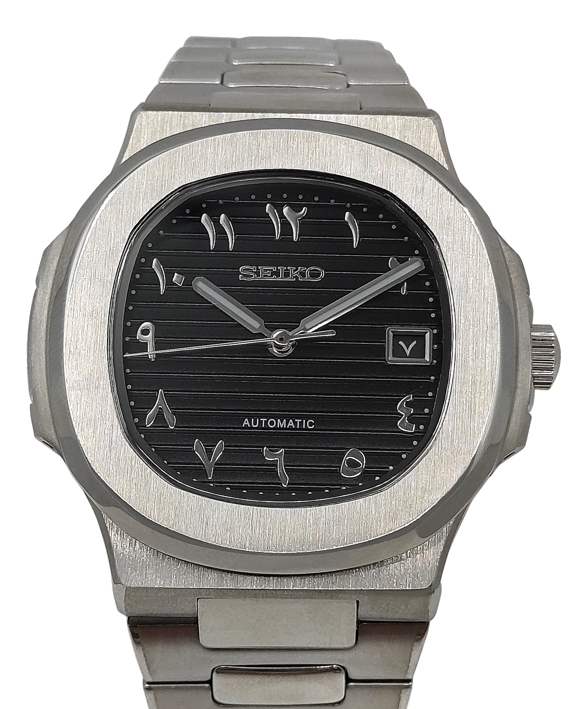 Nautilus Arabic - MOD Seiko (Black)